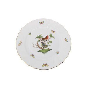 Herend Rothchild Bird Dinner Plate 10.5" NEVER USED 94171